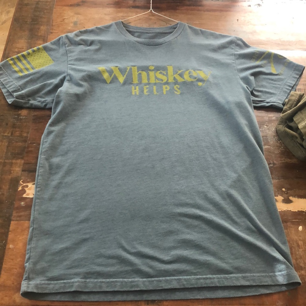 Grunt Style “whiskey helps” size medium